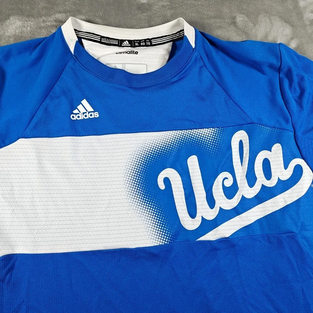 UCLA Bruins Soccer Jersey Men XL Blue Adidas Performance NCAA Football Climalite